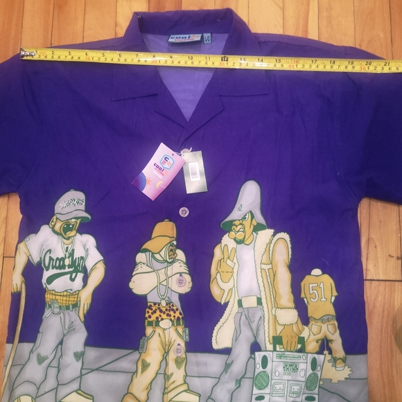 New Vintage 90's  cool silk shirt - Picture 7 of 11